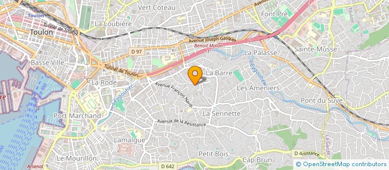 localisation de l'entreprise MONSIEUR JEREMY KOSKAS à TOULON
