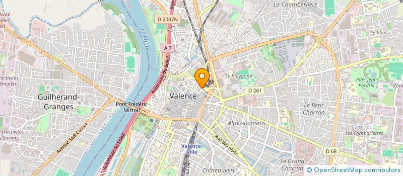 localisation de l'entreprise MONSIEUR JEREMY KRONEK  VALENCE