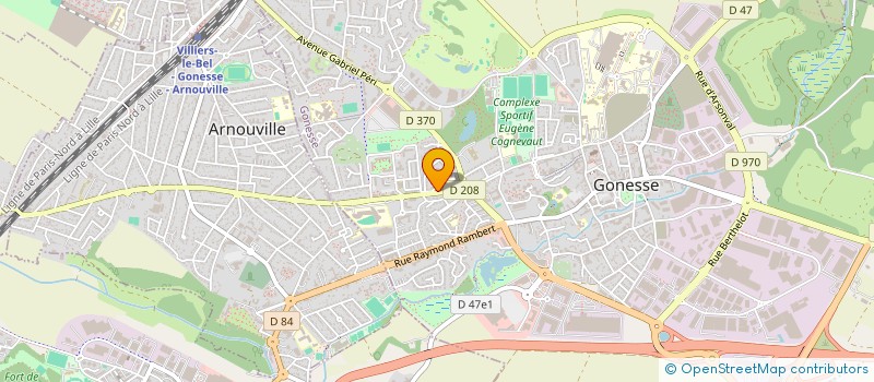 localisation de l'entreprise MONSIEUR JEREMY KURASZEWSKI  GONESSE