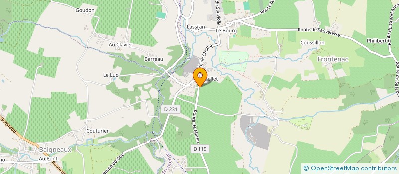 localisation de l'entreprise MONSIEUR JEREMY LACAZE  FRONTENAC