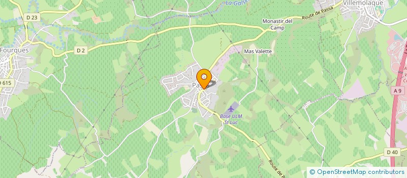 localisation de l'entreprise MONSIEUR JEREMY LACROIX  PASSA