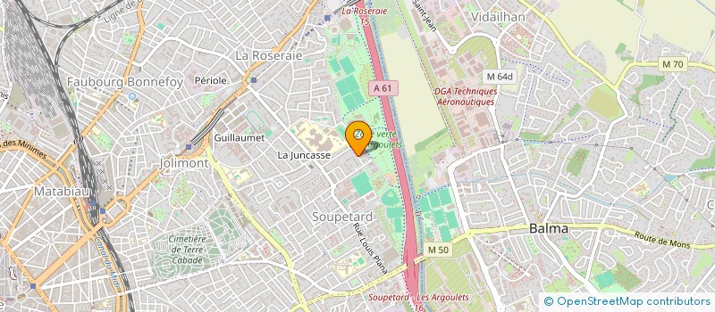 localisation de l'entreprise MONSIEUR JEREMY LAFFORGUE  TOULOUSE