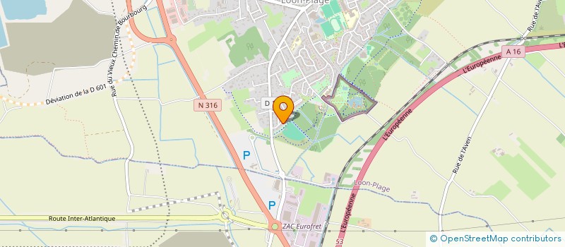 localisation de l'entreprise MONSIEUR JEREMY LAGACHE  LOON-PLAGE