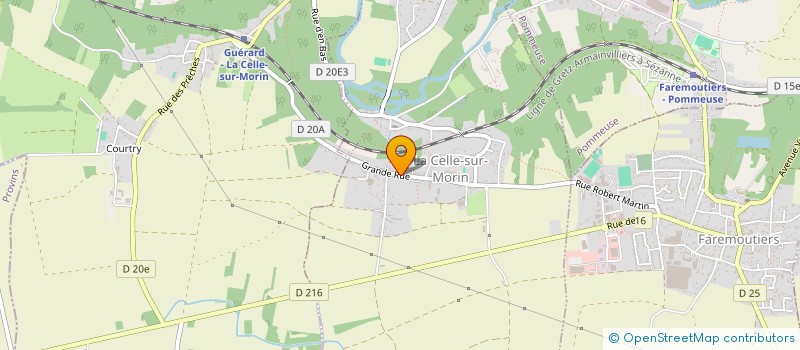 localisation de l'entreprise MONSIEUR JEREMY LAISNE  LA CELLE-SUR-MORIN