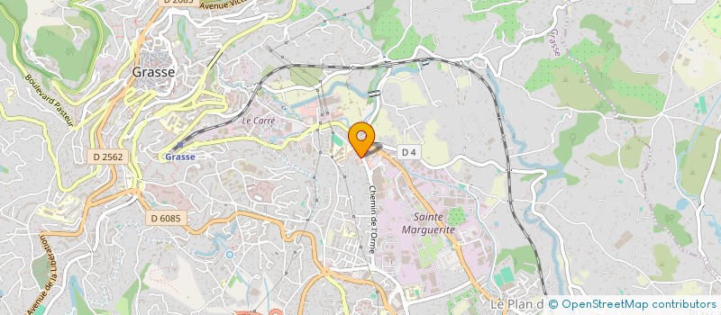 localisation de l'entreprise MONSIEUR JEREMY LAKDAR  GRASSE