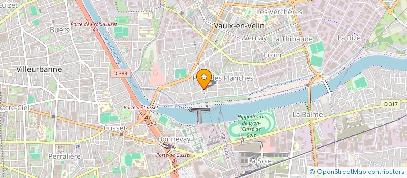 localisation de l'entreprise MONSIEUR JEREMY LAMOUR  VAULX EN VELIN