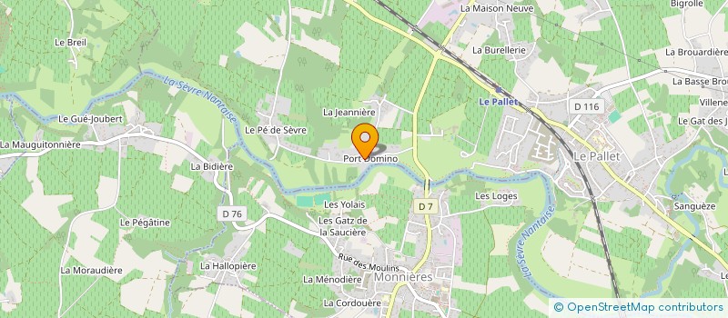 localisation de l'entreprise MONSIEUR JEREMY LAMY  LE PALLET