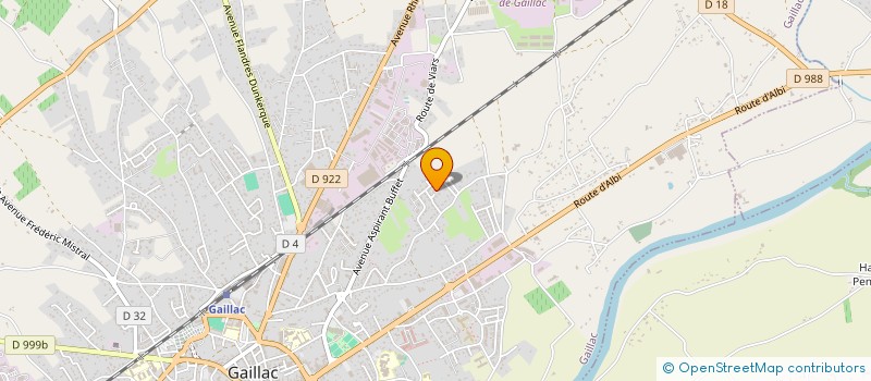 localisation de l'entreprise MONSIEUR JEREMY LANCERON  GAILLAC