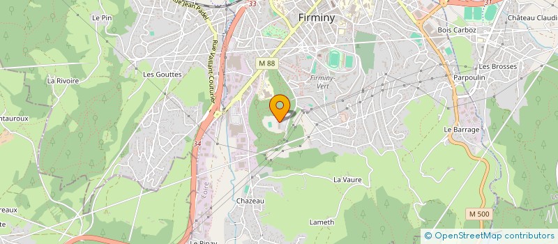 localisation de l'entreprise MONSIEUR JEREMY LANCHON à FIRMINY