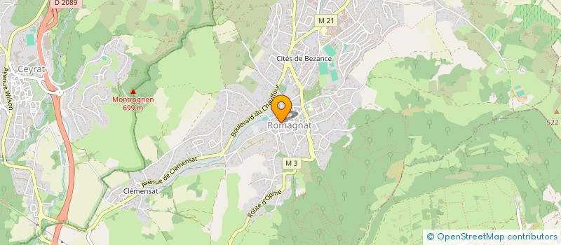 localisation de l'entreprise MONSIEUR JEREMY LARAINE  ROMAGNAT