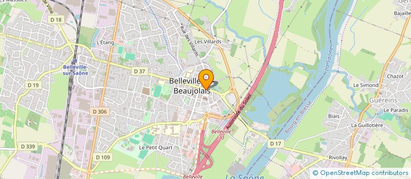 localisation de l'entreprise MONSIEUR JEREMY LARANJEIRA  BELLEVILLE-EN-BEAUJOLAIS