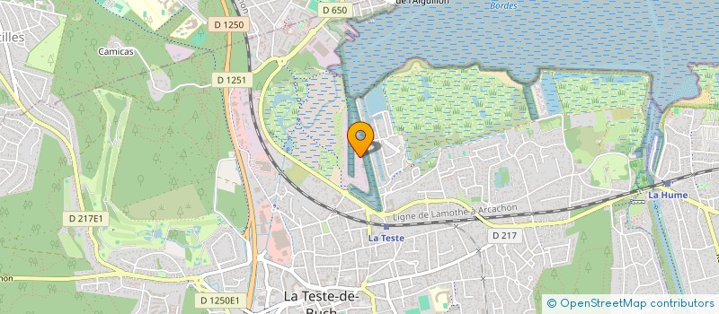 localisation de l'entreprise MONSIEUR JEREMY LATAPPY à LA TESTE-DE-BUCH