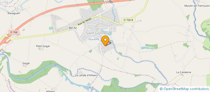 localisation de l'entreprise MONSIEUR JEREMY LAUNAY  SAINT-GONNERY