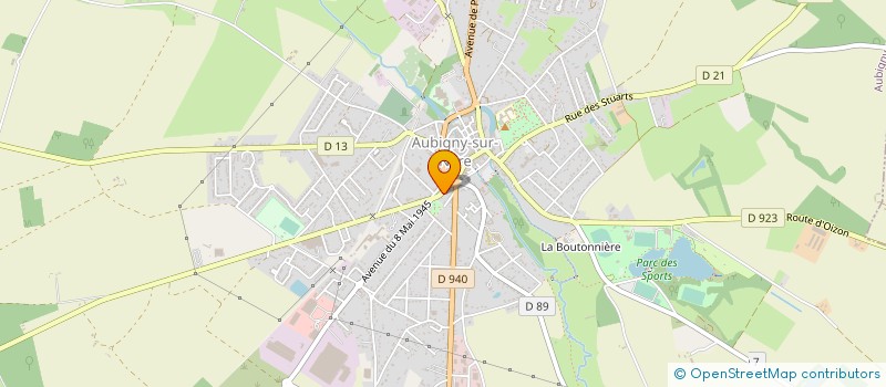 localisation de l'entreprise MONSIEUR JEREMY LAUVERJAT  AUBIGNY-SUR-NERE