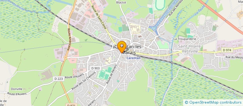 localisation de l'entreprise MONSIEUR JEREMY LAVIEILLE  CARENTAN-LES-MARAIS