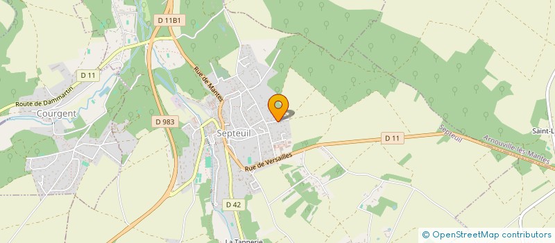 localisation de l'entreprise MONSIEUR JEREMY LAVOINE  SEPTEUIL