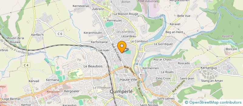 localisation de l'entreprise MONSIEUR JEREMY LE BAIL  QUIMPERLE