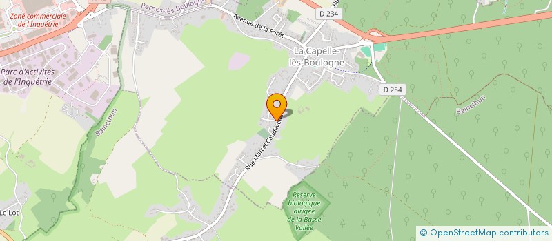 localisation de l'entreprise MONSIEUR JEREMY LE BOUQUIN  LA CAPELLE-LES-BOULOGNE