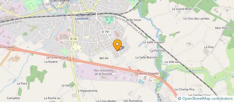 localisation de l'entreprise MONSIEUR JEREMY LE BRIS  LAMBALLE-ARMOR