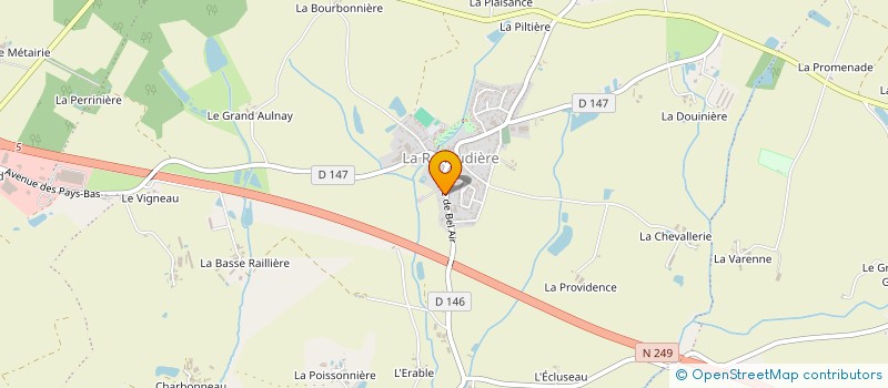 localisation de l'entreprise MONSIEUR JEREMY LE CLERE à SEVREMOINE