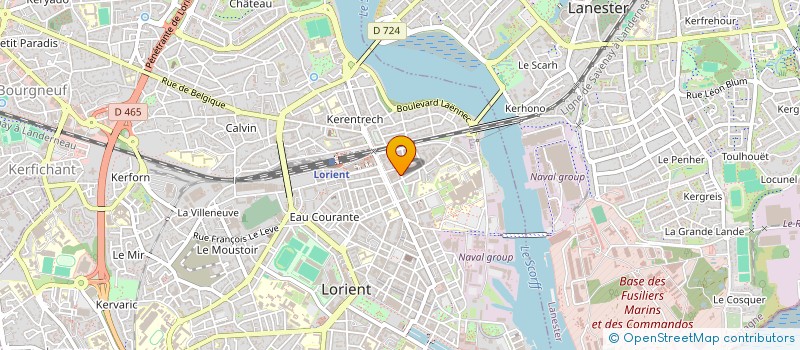 localisation de l'entreprise MONSIEUR JEREMY LE GALLIARD  LORIENT