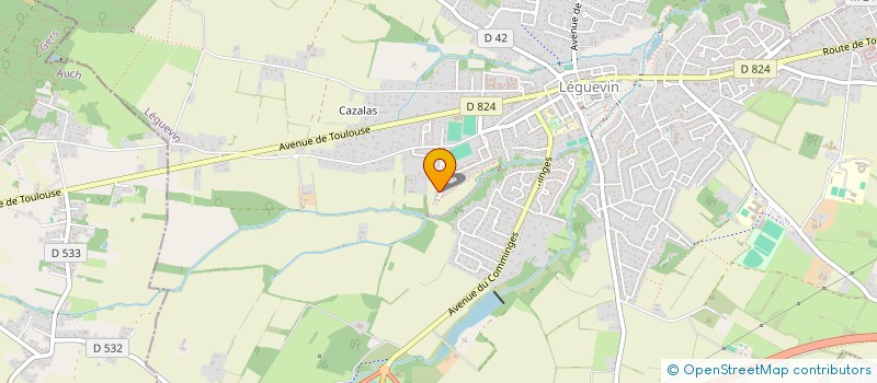 localisation de l'entreprise MONSIEUR JEREMY LE GOFF  LEGUEVIN