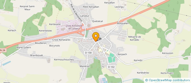 localisation de l'entreprise MONSIEUR JEREMY LE LAN  LANGUIDIC