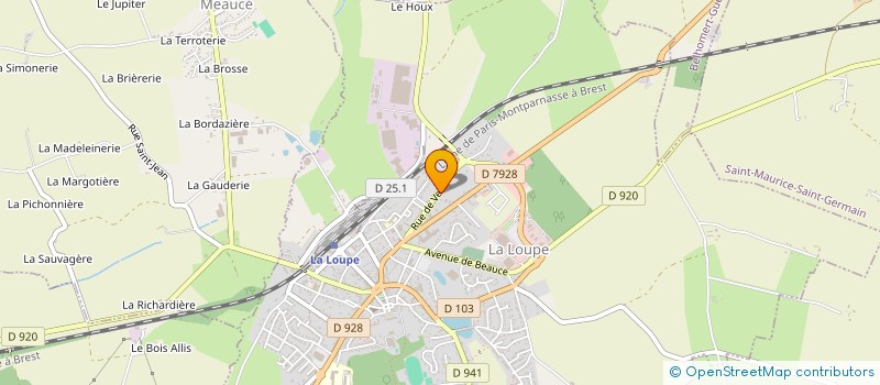 localisation de l'entreprise MONSIEUR JEREMY LE MAY à LA LOUPE