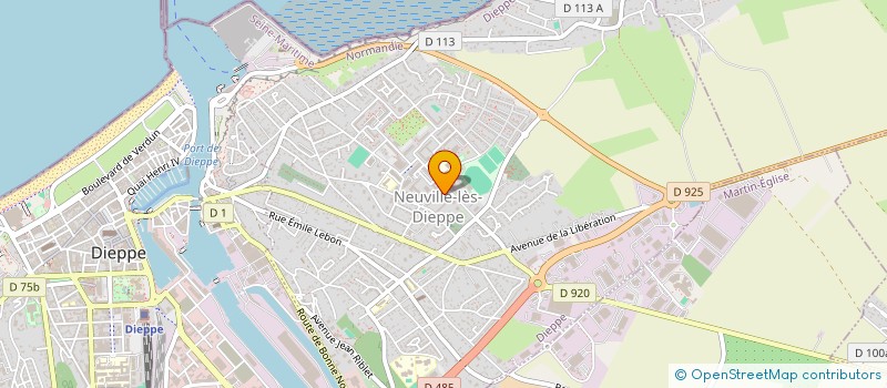 localisation de l'entreprise MONSIEUR JEREMY LE NEVEZ à DIEPPE