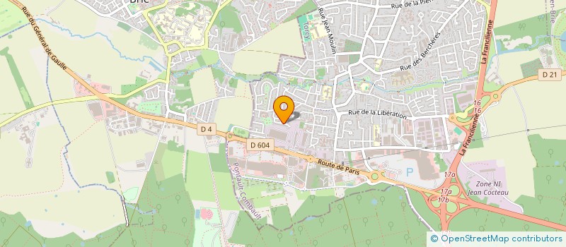 localisation de l'entreprise MONSIEUR JEREMY LE PEN  PONTAULT-COMBAULT