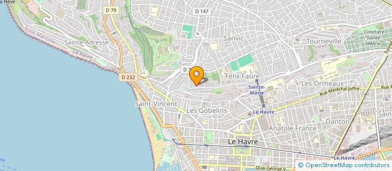 localisation de l'entreprise MONSIEUR JEREMY LEBLOIS  LE HAVRE