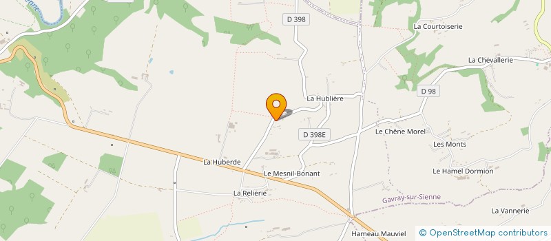 localisation de l'entreprise MONSIEUR JEREMY LEBLOND  GAVRAY-SUR-SIENNE