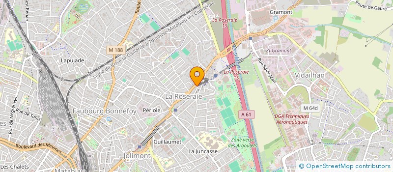 localisation de l'entreprise MONSIEUR JEREMY LEBLOND  TOULOUSE