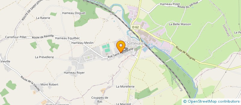 localisation de l'entreprise MONSIEUR JEREMY LEBREDONCHEL  SOTTEVAST