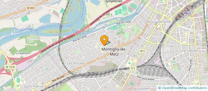 localisation de l'entreprise MONSIEUR JEREMY LEBRUN  MONTIGNY-LES-METZ