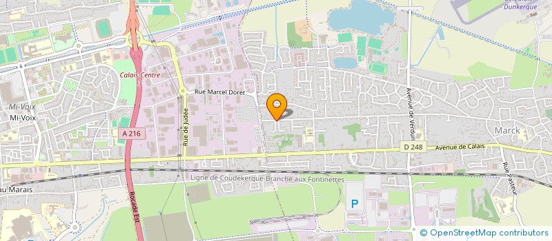 localisation de l'entreprise MONSIEUR JEREMY LECOUSTRE  MARCK