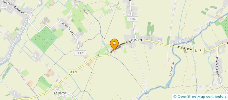 localisation de l'entreprise MONSIEUR JEREMY LEFEVRE  BETHUNE