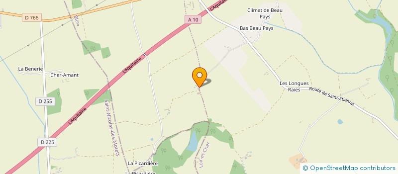 localisation de l'entreprise MONSIEUR JEREMY LEFRANC  SAINT ETIENNE DES GUERETS