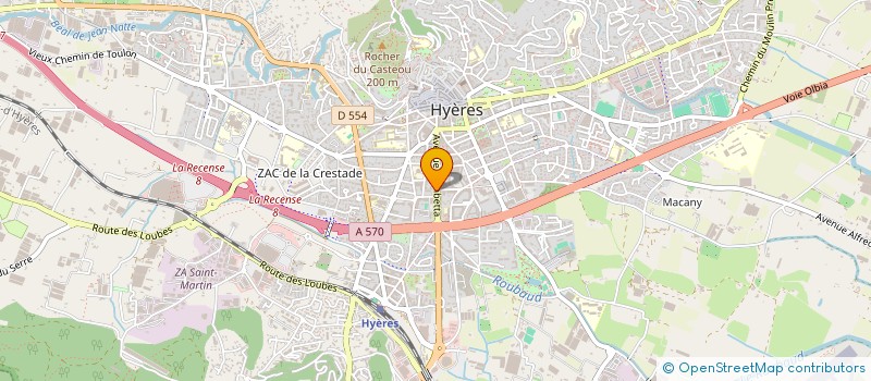 localisation de l'entreprise MONSIEUR JEREMY LEGER à HYERES