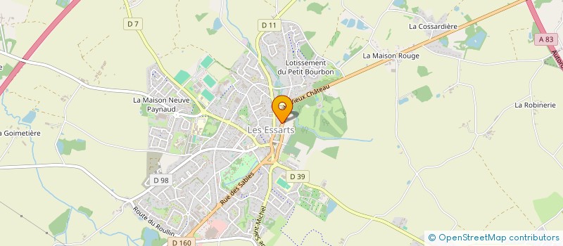 localisation de l'entreprise MONSIEUR JEREMY LEGER  ESSARTS-EN-BOCAGE