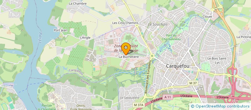 localisation de l'entreprise MONSIEUR JEREMY LEGER à CARQUEFOU