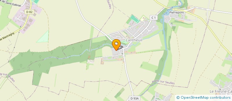 localisation de l'entreprise MONSIEUR JEREMY LELIEVRE  PONTS SUR SEULLES