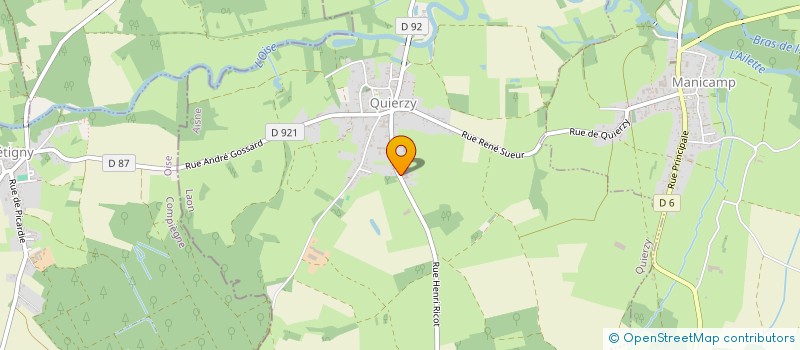localisation de l'entreprise MONSIEUR JEREMY LEMAIRE  QUIERZY