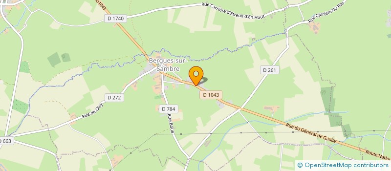 localisation de l'entreprise MONSIEUR JEREMY LEMAIRE  BERGUES-SUR-SAMBRE