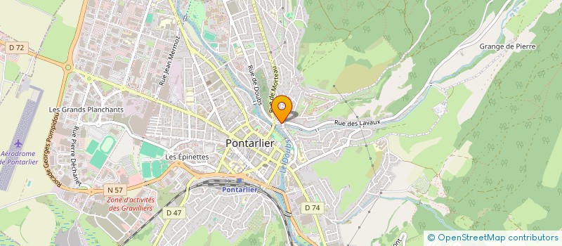 localisation de l'entreprise MONSIEUR JEREMY LEONARD à PONTARLIER