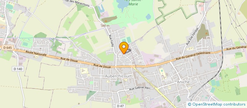 localisation de l'entreprise MONSIEUR JEREMY LEROY  AUBERCHICOURT