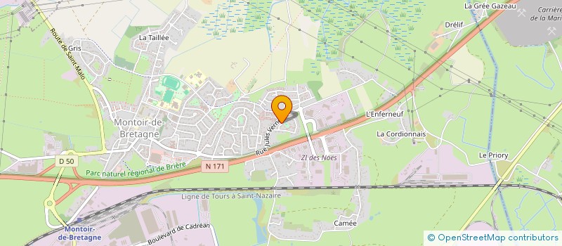 localisation de l'entreprise MONSIEUR JEREMY LESAGE  MONTOIR-DE-BRETAGNE