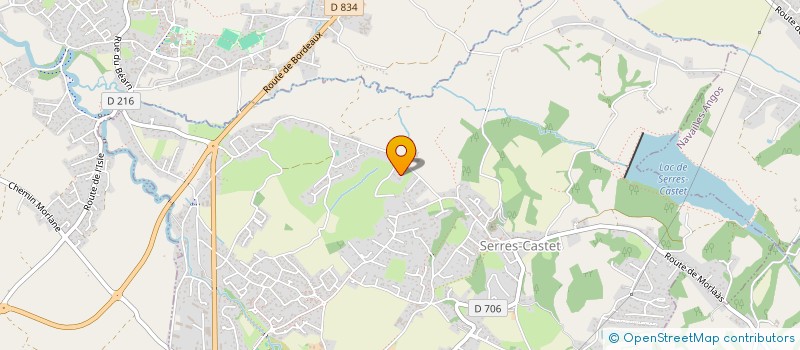 localisation de l'entreprise MONSIEUR JEREMY LESQUIBE  SERRES-CASTET