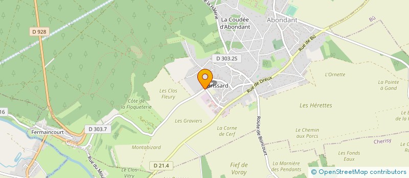 localisation de l'entreprise MONSIEUR JEREMY LETELLIER à ABONDANT