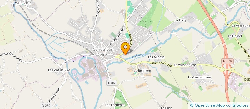 localisation de l'entreprise MONSIEUR JEREMY LEVALLOIS  SAINT-LOUET-SUR-VIRE